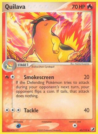 Quilava/115 - Unseen Forces Reverse Holofoil
