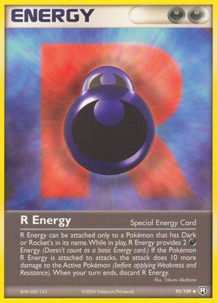 R Energy/109 - Team Rocket Returns Reverse Holofoil
