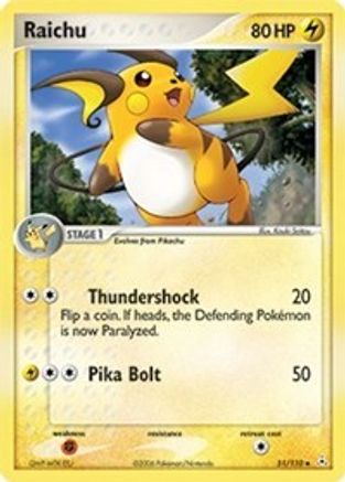 Raichu/110 - Holon Phantoms Reverse Holofoil