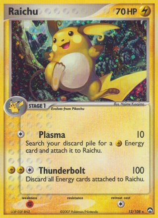 Raichu/108 - Power Keepers Reverse Holofoil