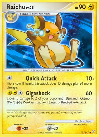Raichu/147 - Supreme Victors Reverse Holofoil