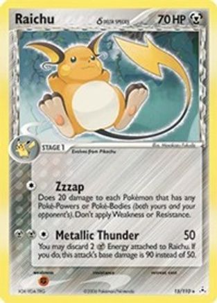 Raichu (Delta Species)/110 - Holon Phantoms Holofoil