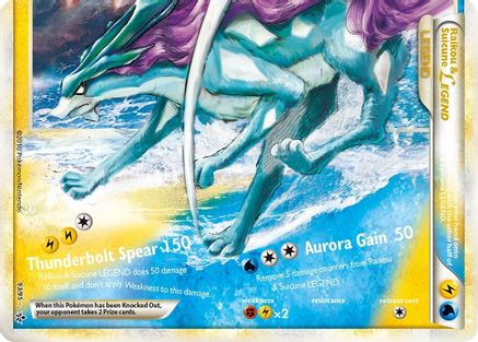 Raikou & Suicune Legend (Bottom)/95 - Unleashed Holofoil