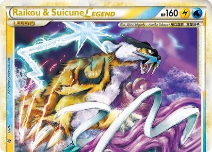 Raikou & Suicune Legend (Top)/95 - Unleashed Holofoil