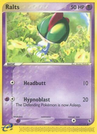 Ralts - 67/109/109 - Ruby and Sapphire