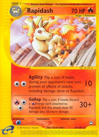 Rapidash/147 - Aquapolis