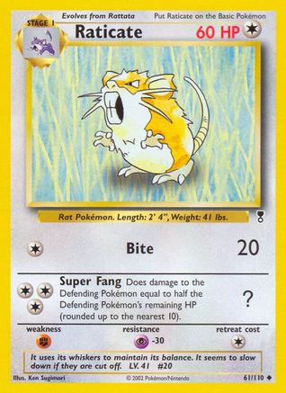 Raticate/110 - Legendary Collection