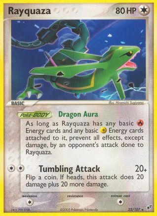 Rayquaza/107 - Deoxys Reverse Holofoil