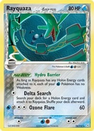 Rayquaza - 016/110 (Delta Species)/110 - Holon Phantoms Holofoil