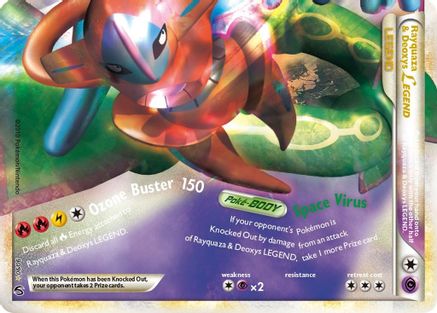 Rayquaza & Deoxys Legend (Bottom)/90 - Undaunted Holofoil