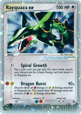 Rayquaza ex/97 - Dragon Holofoil