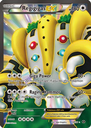 Regigigas EX (99 Full Art)/99 - Next Destinies Holofoil