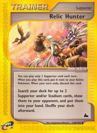 Relic Hunter/144 - Skyridge Reverse Holofoil