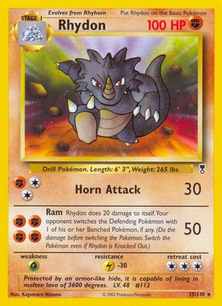 Rhydon/110 - Legendary Collection Reverse Holofoil