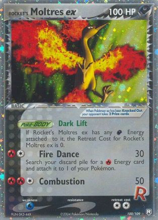 Rocket's Moltres ex/109 - Team Rocket Returns
