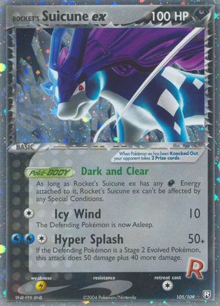 Rocket's Suicune ex/109 - Team Rocket Returns
