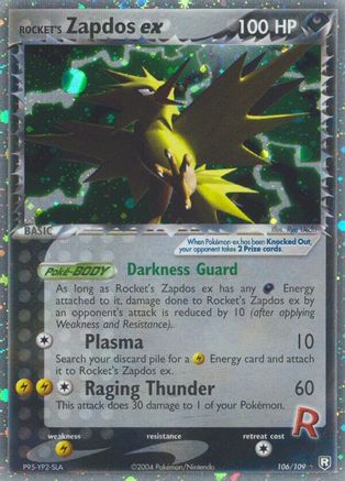 Rocket's Zapdos ex/109 - Team Rocket Returns Holofoil