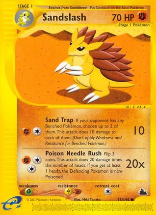 Sandslash/144 - Skyridge Reverse Holofoil