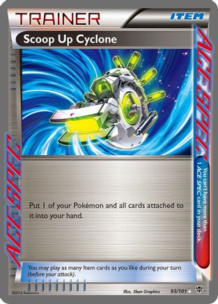 Scoop Up Cyclone/101 - Plasma Blast Holofoil