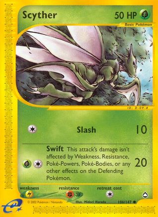 Scyther (106)/147 - Aquapolis
