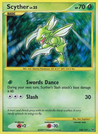 Scyther/127 - Platinum Holofoil