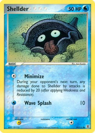 Shellder/112 - FireRed & LeafGreen Reverse Holofoil