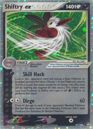 Shiftry ex/108 - Power Keepers Holofoil