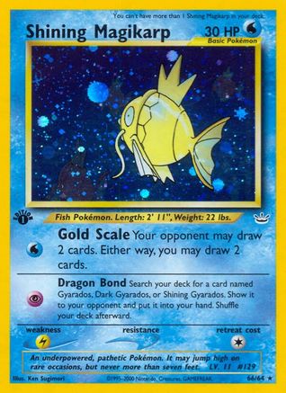 Shining Magikarp/64 - Neo Revelation Unlimited Holofoil