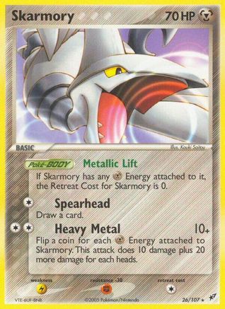Skarmory/107 - Deoxys Reverse Holofoil