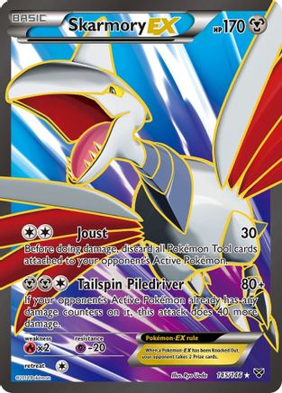 Skarmory EX (145 Full Art)/146 - XY Base Set Holofoil