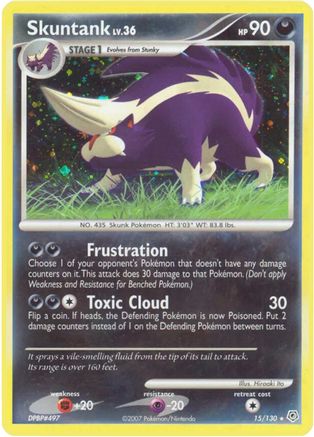 Skuntank/130 - Diamond and Pearl Reverse Holofoil