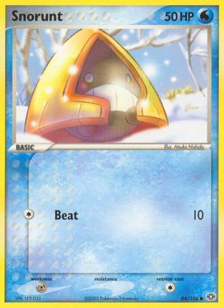 Snorunt/106 - Emerald Reverse Holofoil