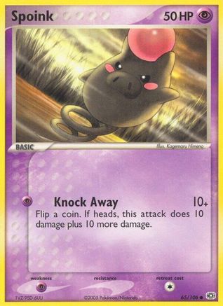 Spoink - 065/106/106 - Emerald Reverse Holofoil
