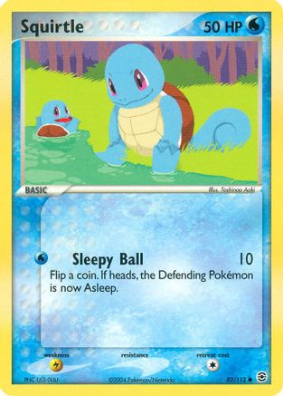 Squirtle - 082/112 82/112 - FireRed & LeafGreen