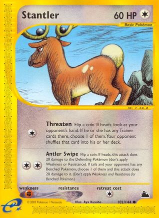 Stantler/144 - Skyridge Reverse Holofoil