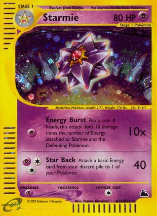 Starmie (H28)/144 - Skyridge Holofoil