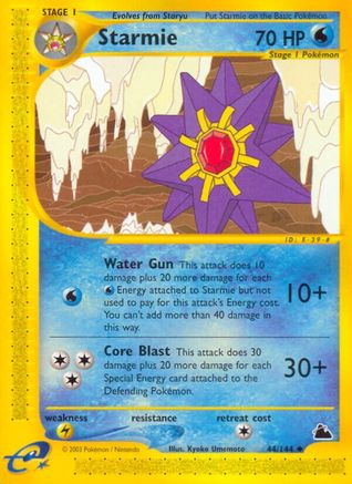 Starmie (44)/144 - Skyridge Reverse Holofoil
