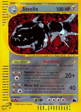 Steelix (H29)/144 - Skyridge Holofoil