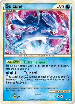 Suicune (Shiny)/95 - Call of Legends Holofoil