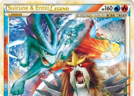 Suicune & Entei Legend (Top)/95 - Unleashed Holofoil