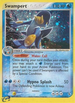 Swampert - 13/109/109 - Ruby and Sapphire Reverse Holofoil