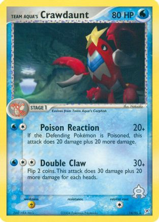 Team Aqua's Crawdaunt - 14/95/95 - Team Magma vs Team Aqua