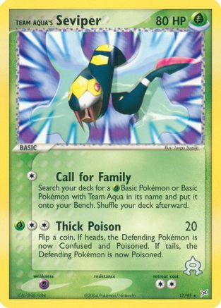 Team Aqua's Seviper/95 - Team Magma vs Team Aqua