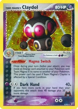 Team Magma's Claydol - 8/95/95 - Team Magma vs Team Aqua Holofoil