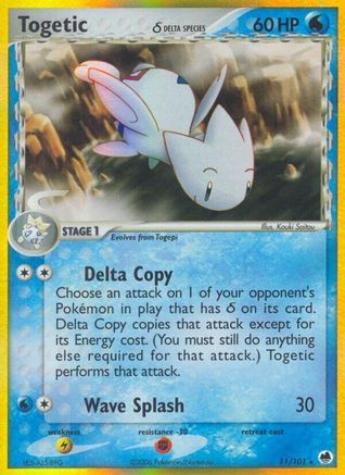 Togetic (Delta Species)/101 - Dragon Frontiers Holofoil