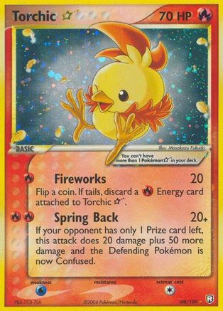 Torchic Star/109 - Team Rocket Returns Holofoil