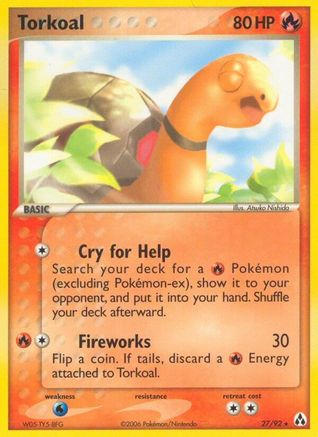 Torkoal/92 - Legend Maker Reverse Holofoil