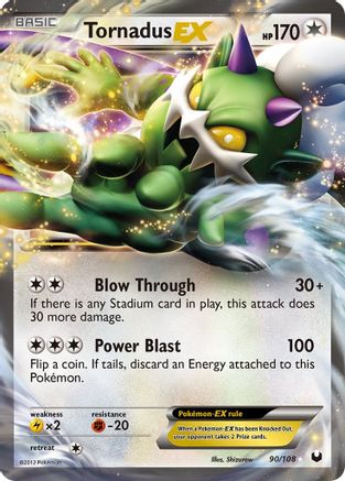 Tornadus EX/108 - Dark Explorers Holofoil