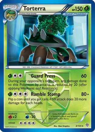 Torterra (Team Plasma)/135 - Plasma Storm