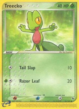 Treecko - 76/109 76/109 - Ruby and Sapphire